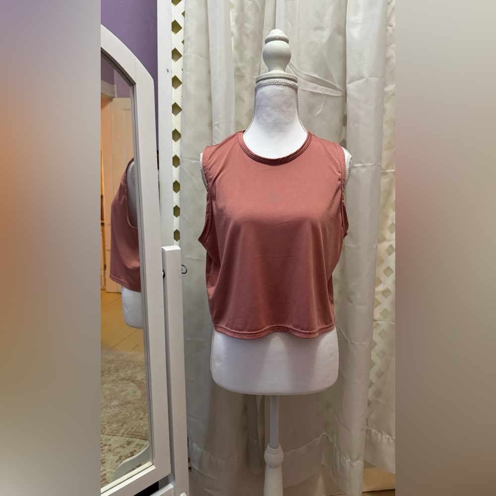 Essentials Women's Muscle Tee in Dusty Rose